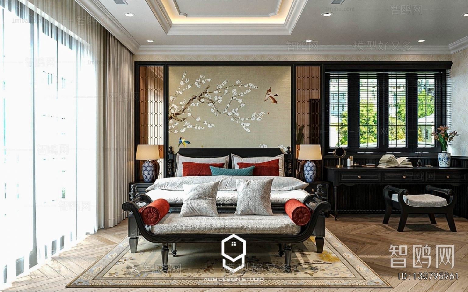 Southeast Asian Style Bedroom