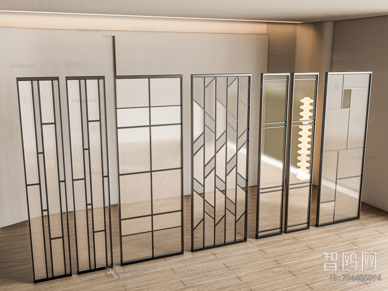 Modern Glass Screen Partition