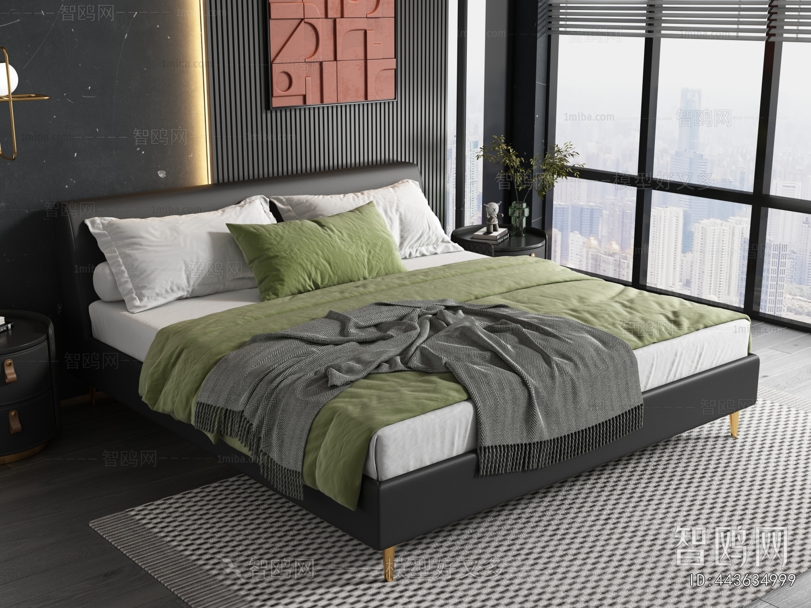 Modern Double Bed