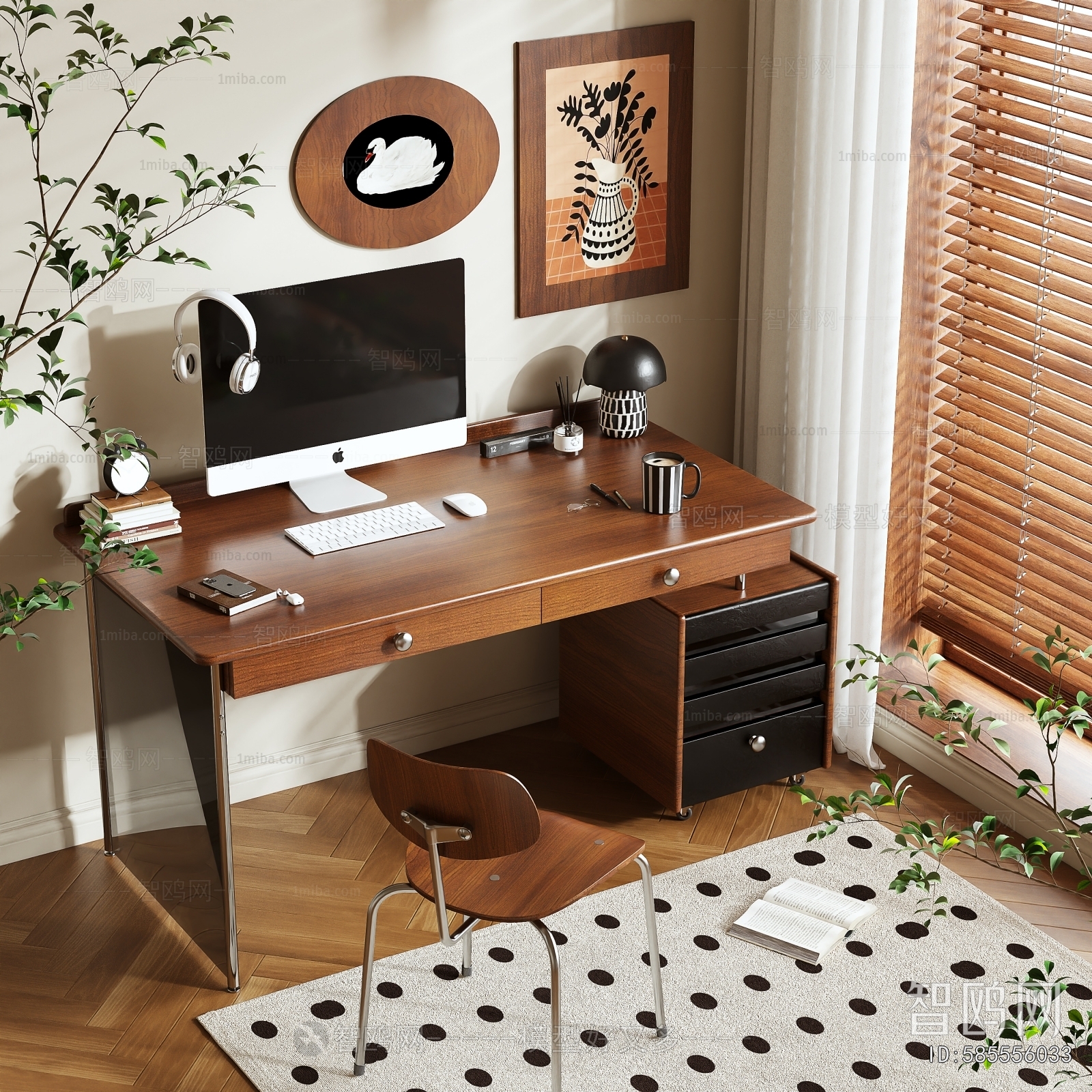 Modern Computer Desk And Chair