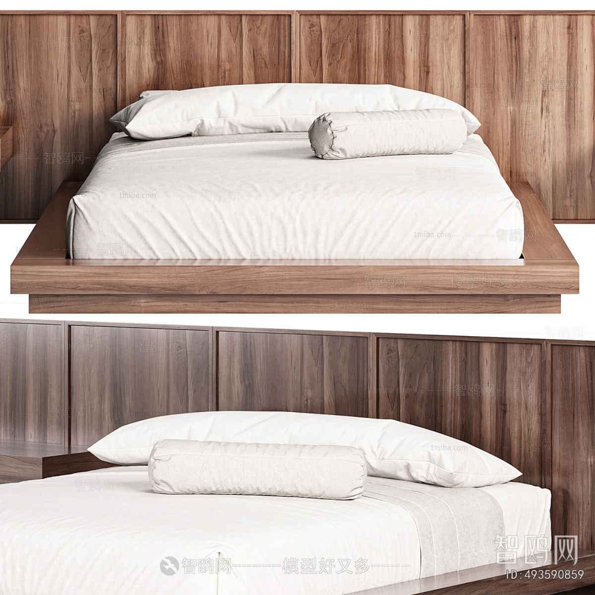 Nordic Style Double Bed