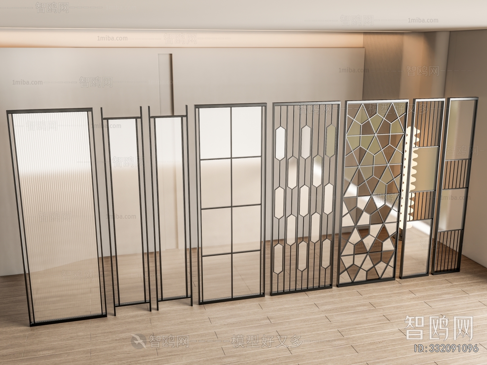 Modern Glass Screen Partition