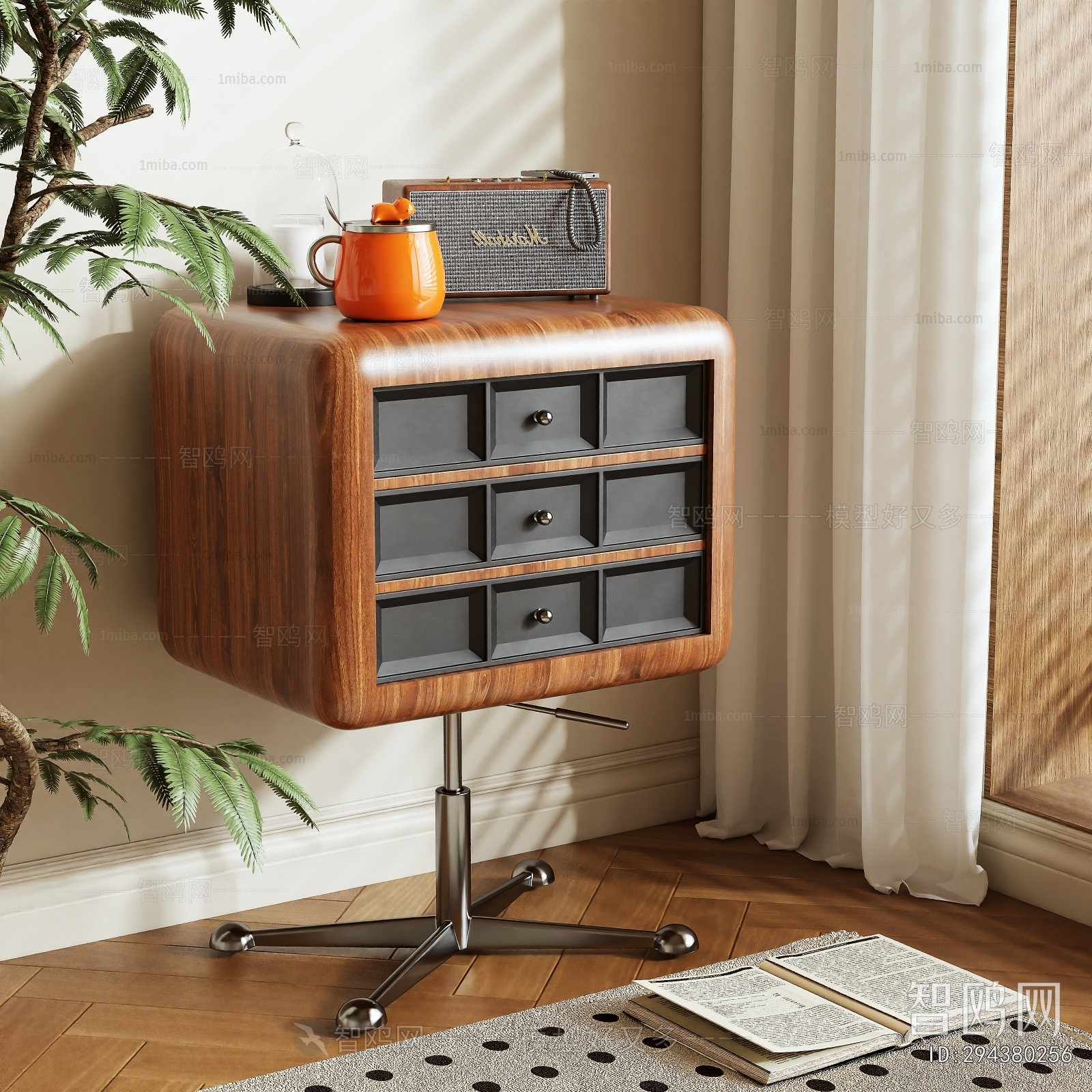 Modern Bedside Cupboard