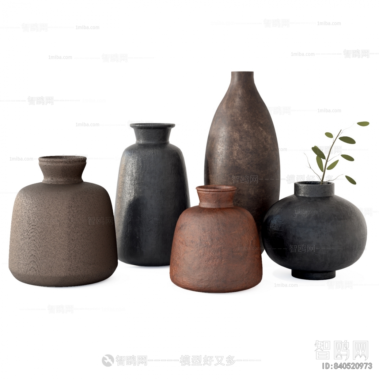 Wabi-sabi Style Clay Pot