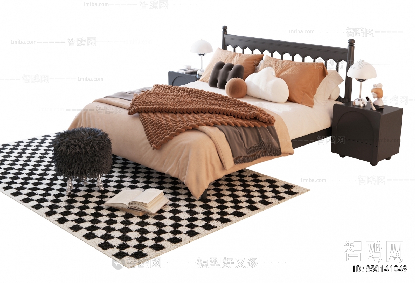 French Style Double Bed