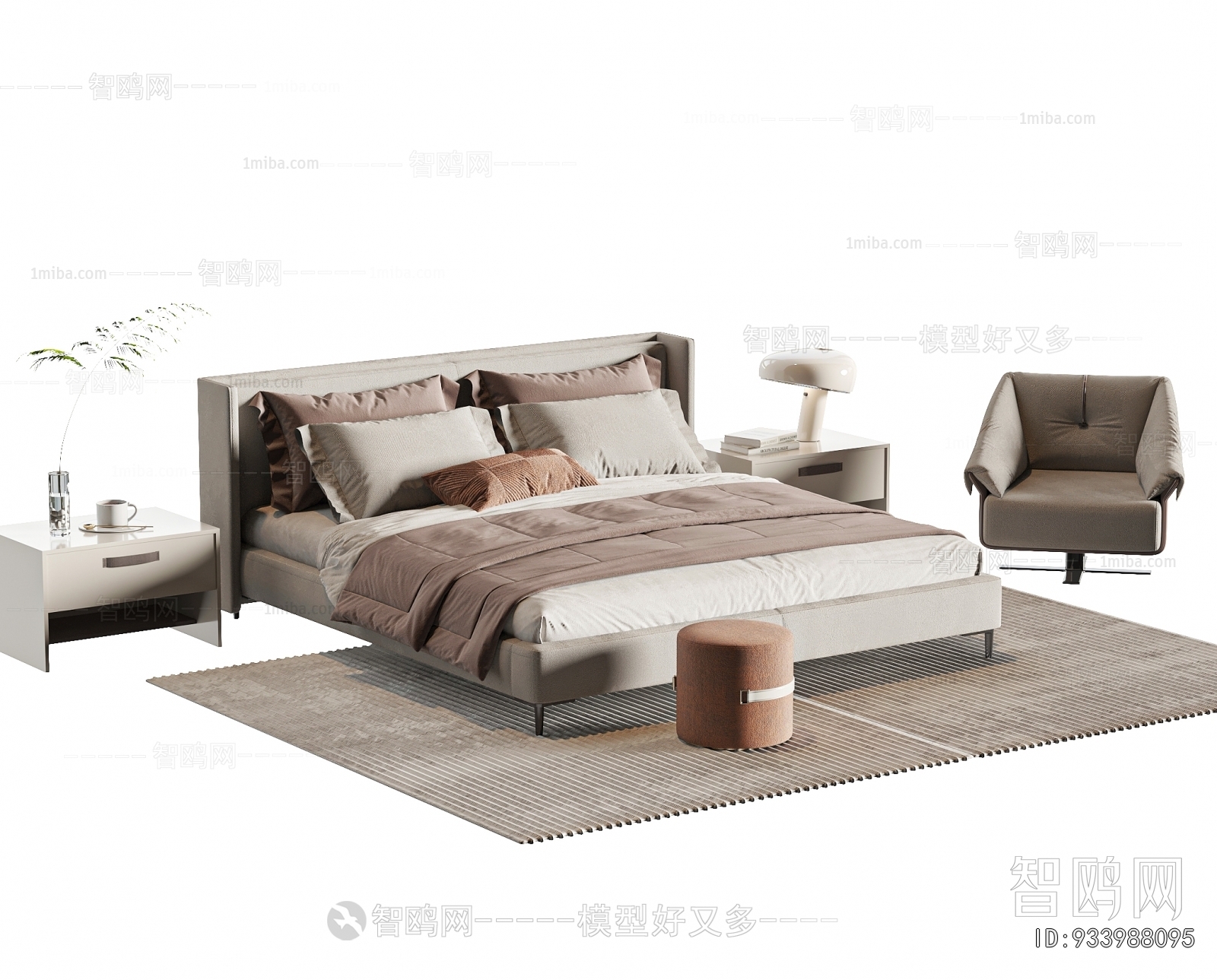 Modern Double Bed