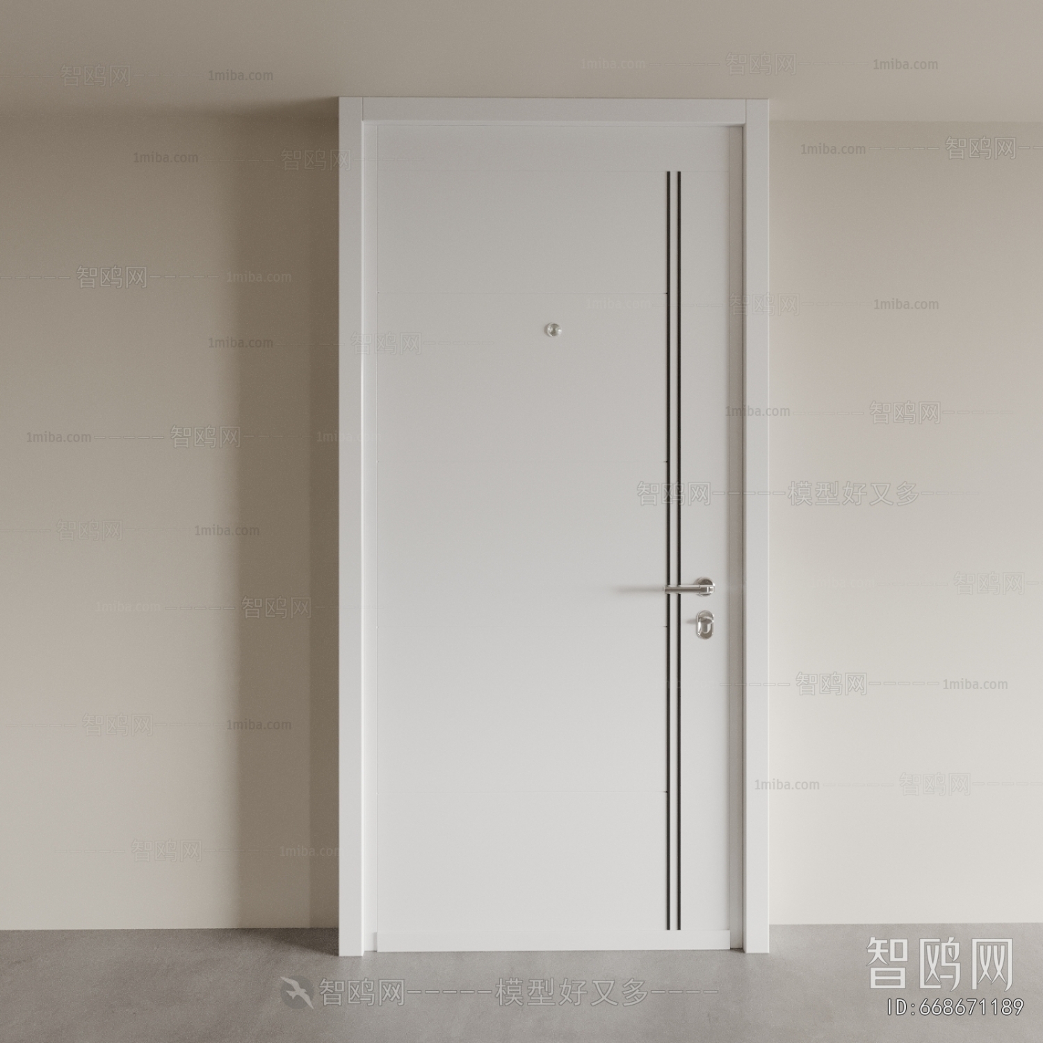 Modern Single Door