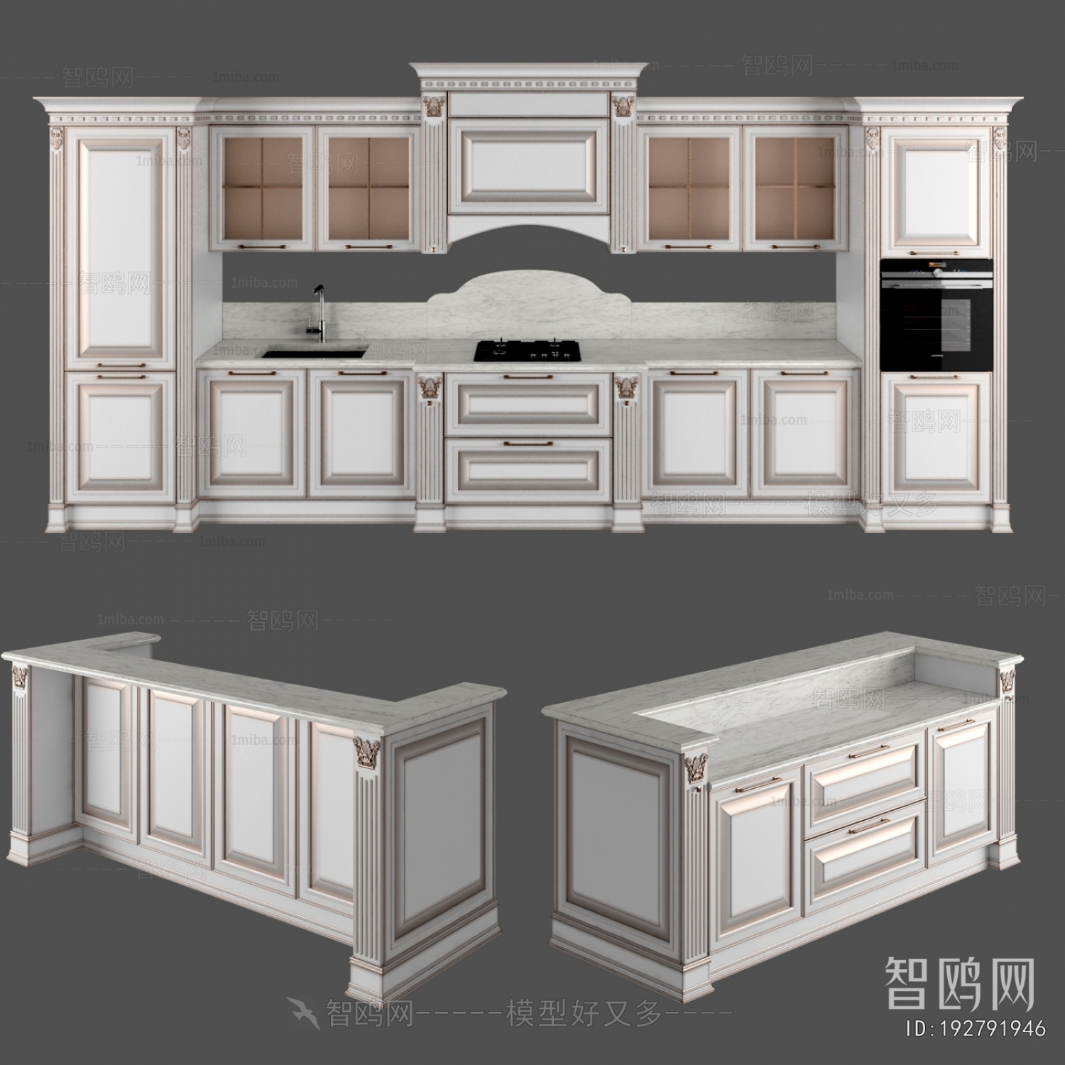 European Style Kitchen Cabinet