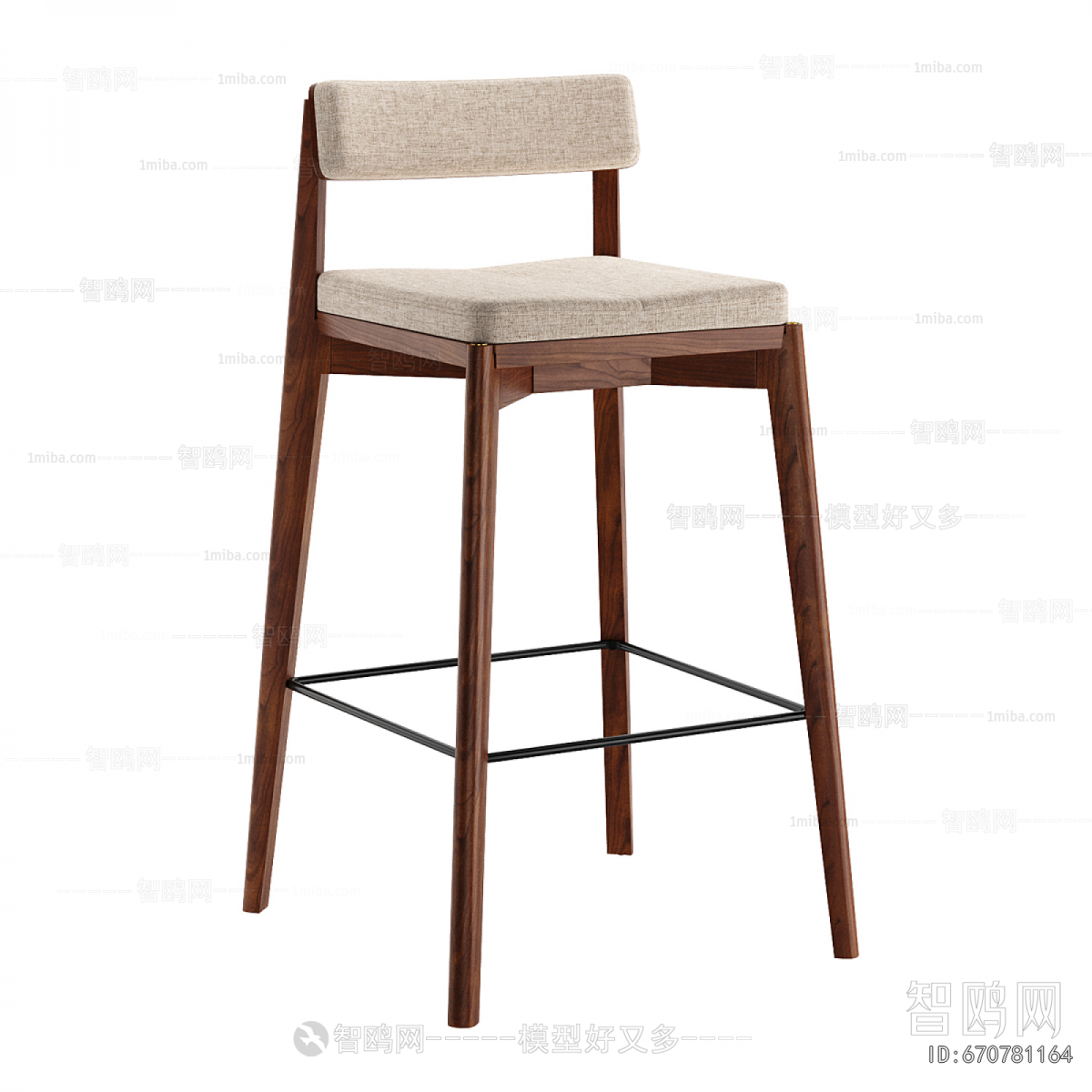 Nordic Style Bar Chair