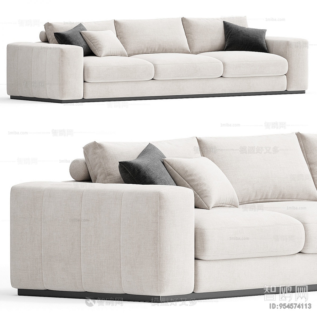Modern Three-seat Sofa