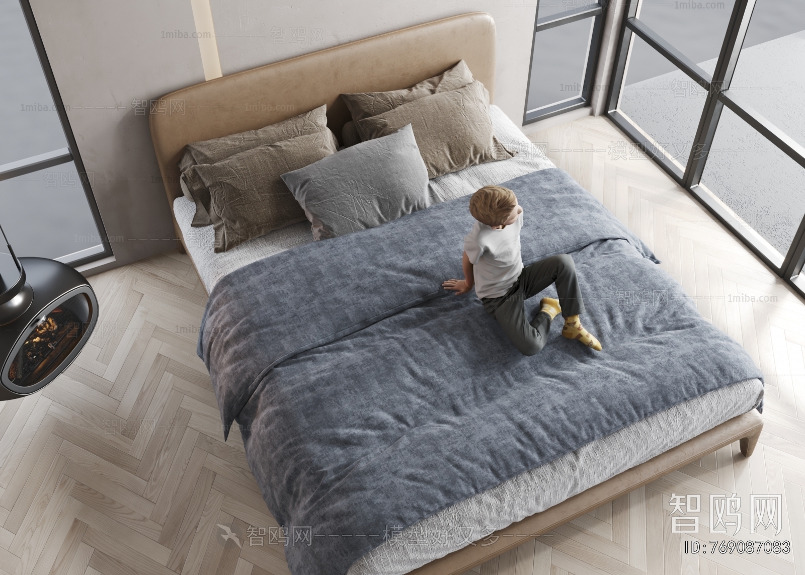 Modern Double Bed