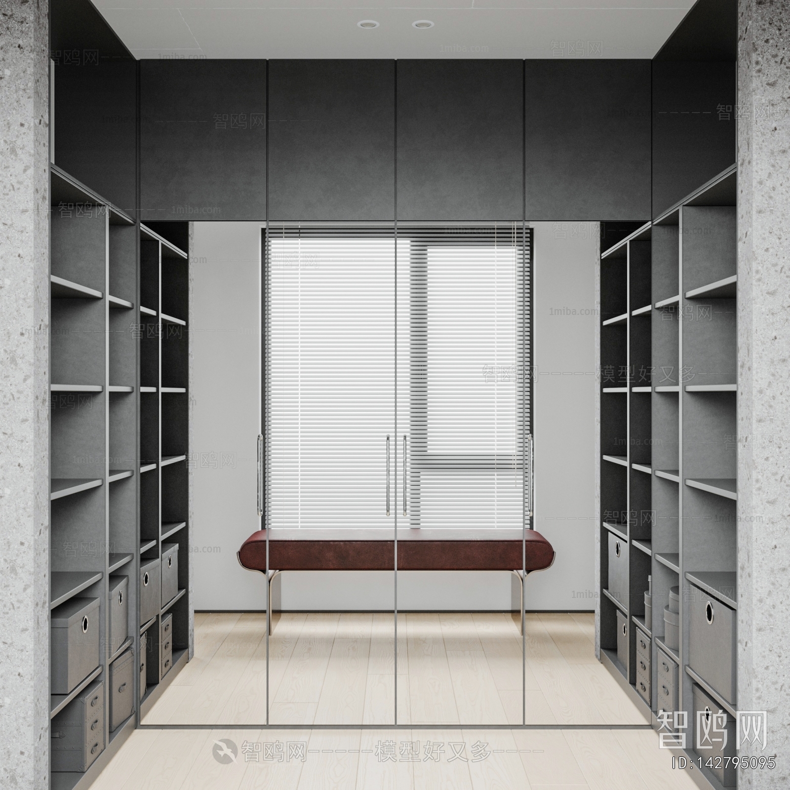 Modern Clothes Storage Area