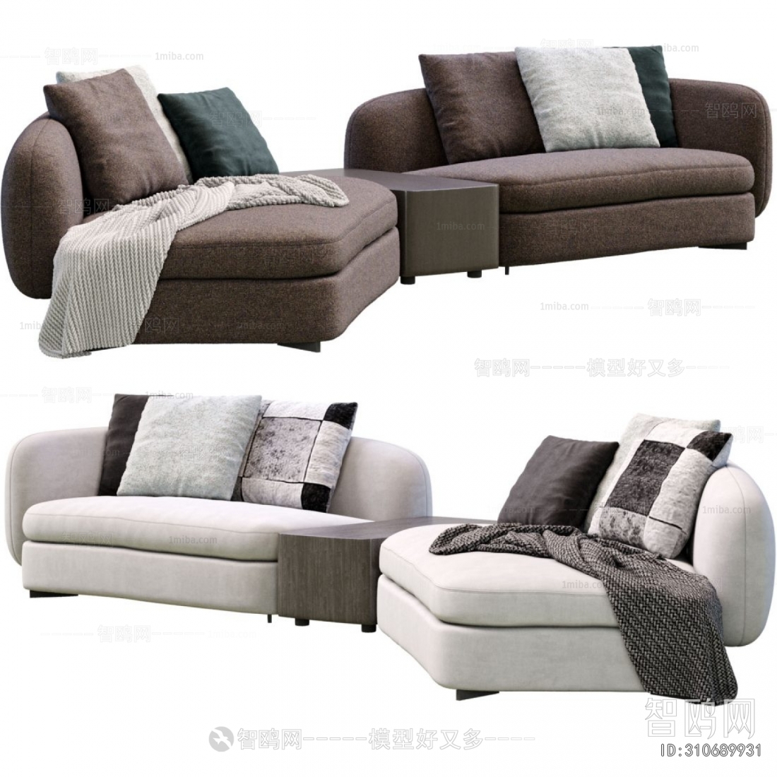 Modern Multi Person Sofa