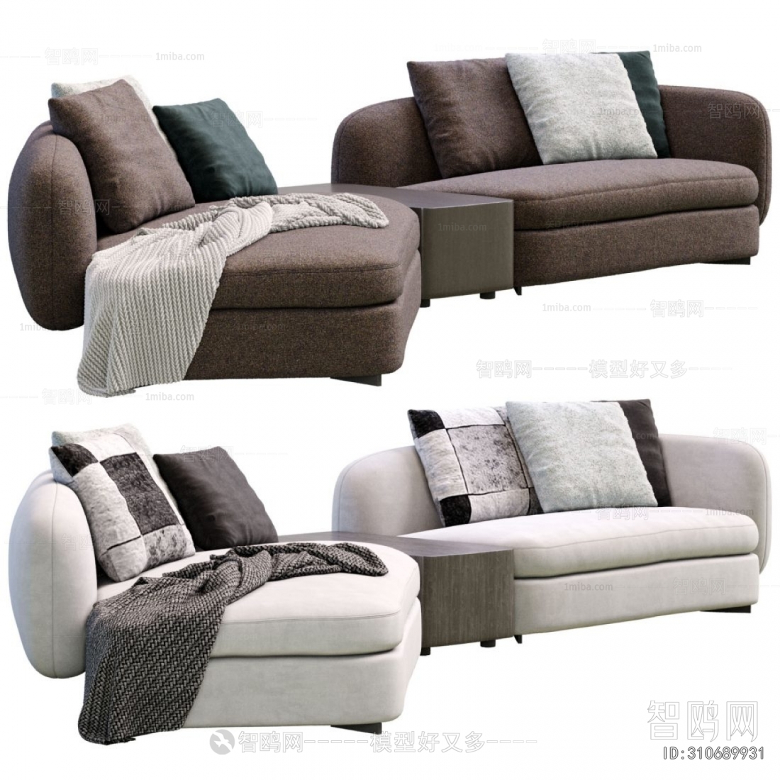 Modern Multi Person Sofa