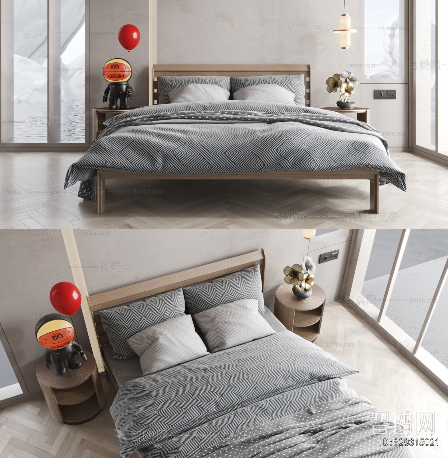 Modern Double Bed