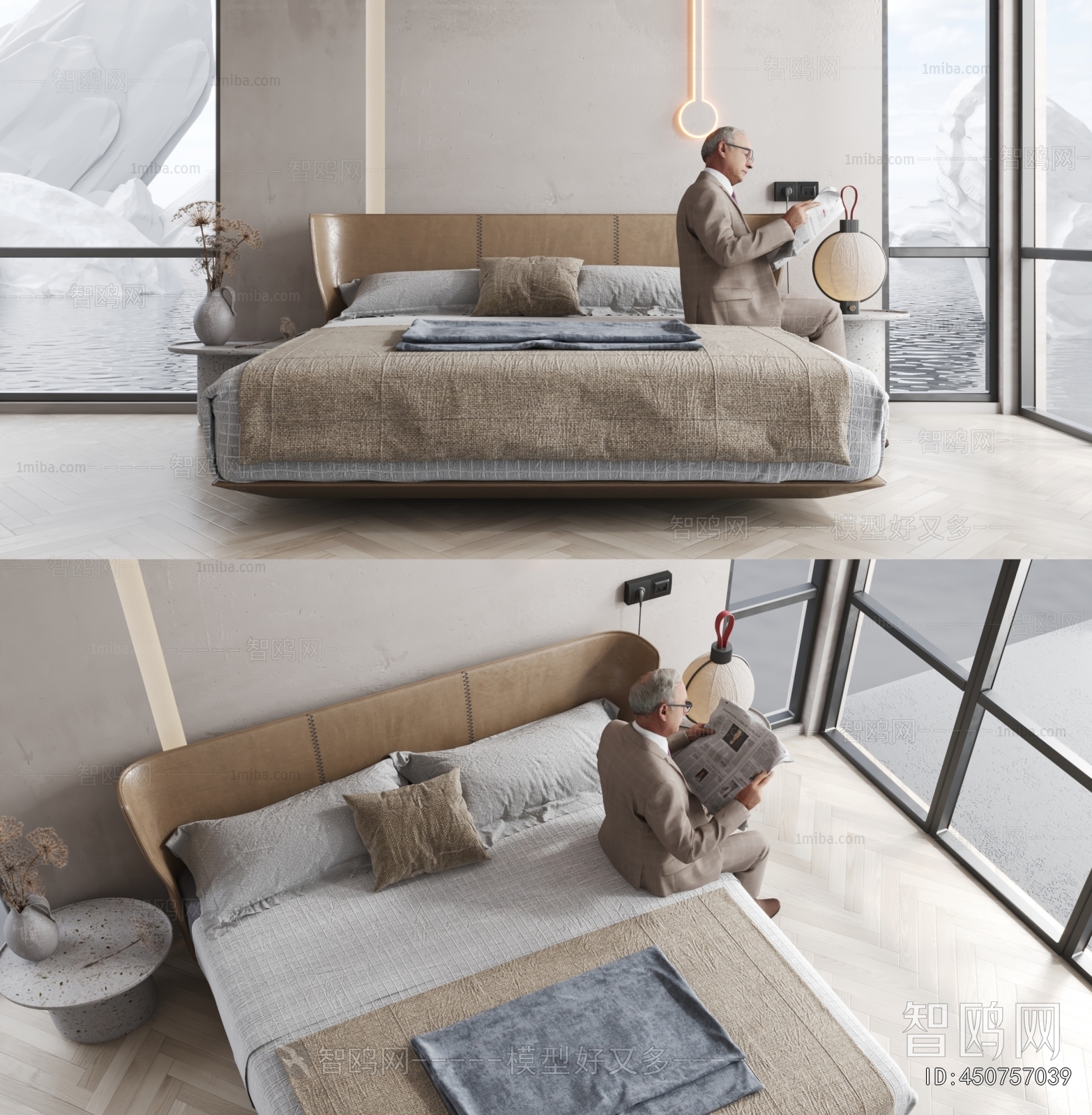 Modern Double Bed