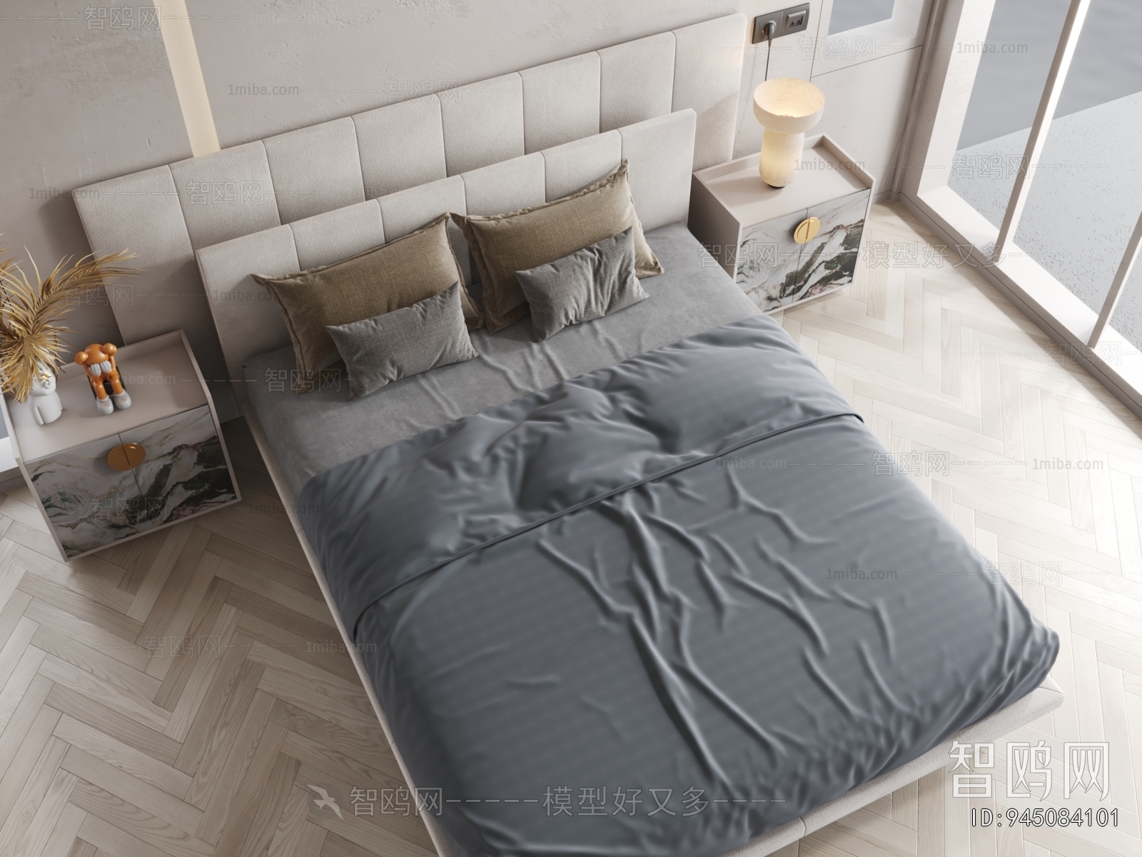 Modern Double Bed