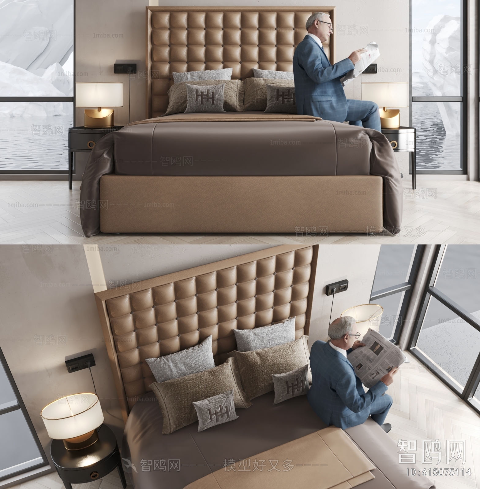 Modern Double Bed