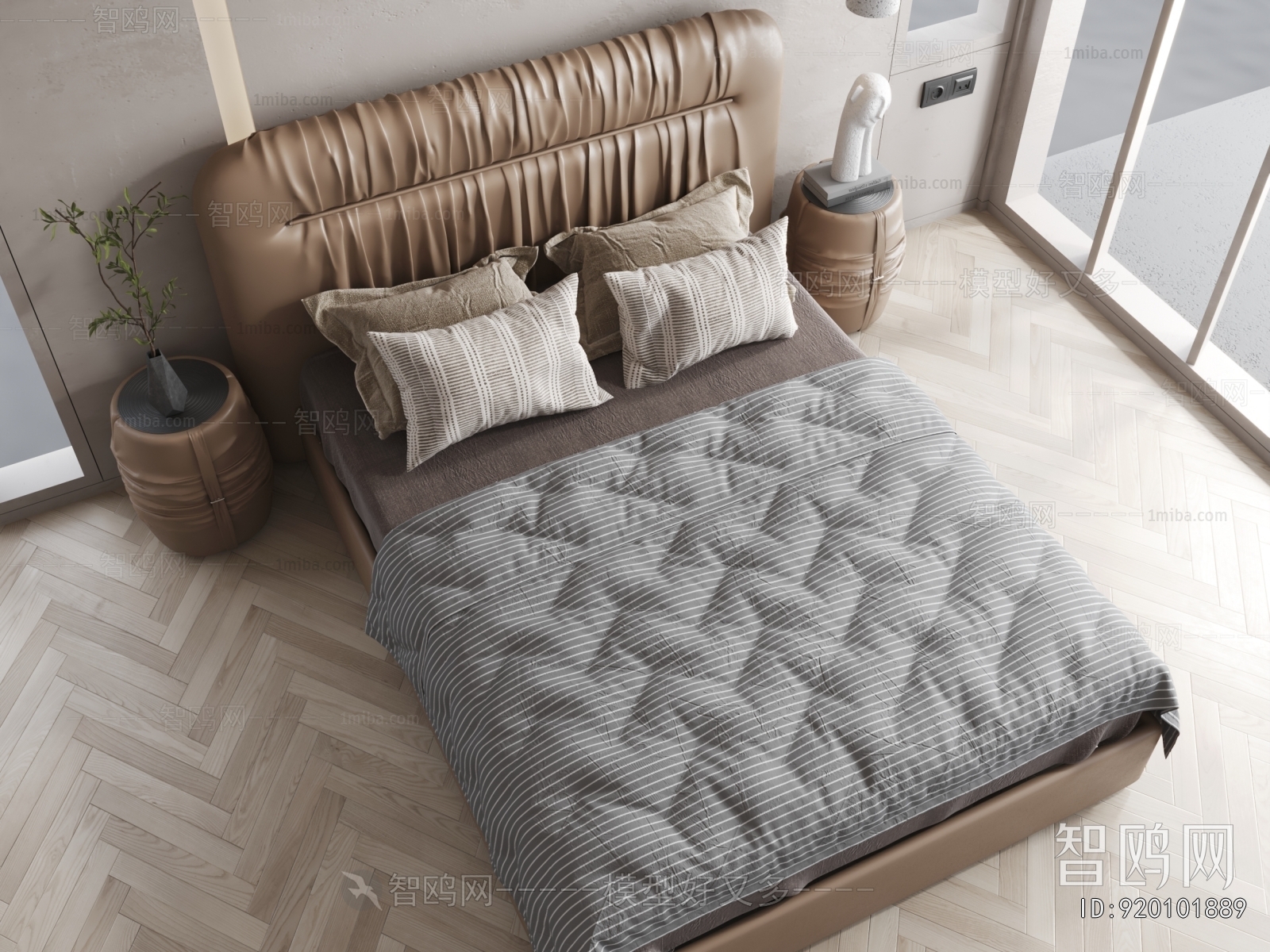 Modern Double Bed