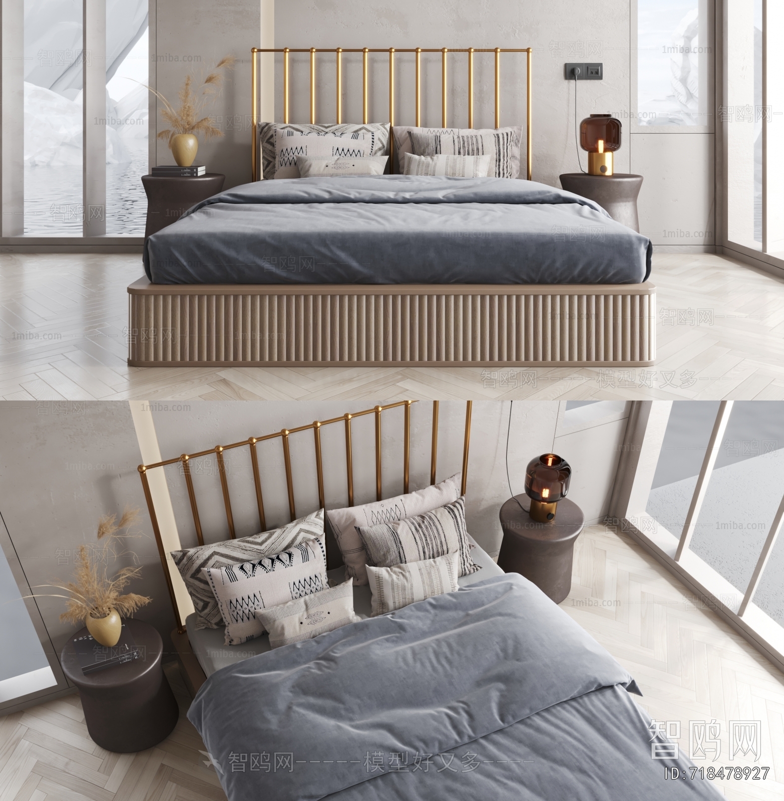 Modern Double Bed