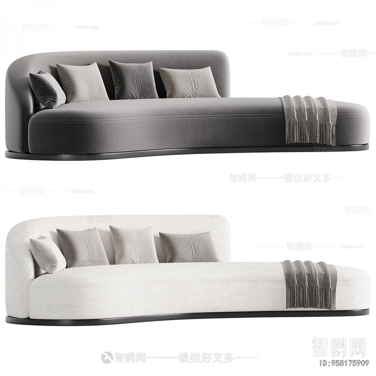 Modern Curved Sofa