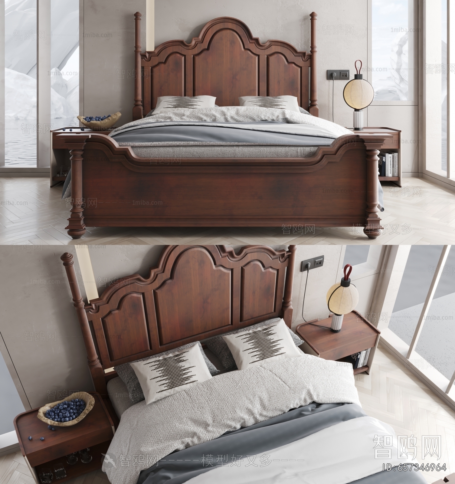 American Style Double Bed