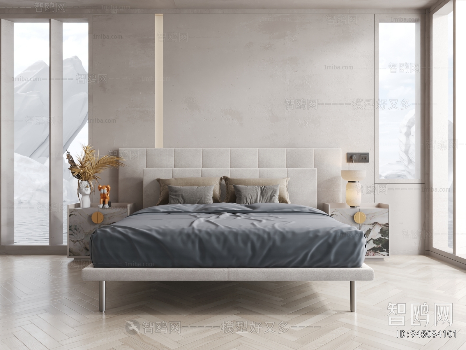 Modern Double Bed