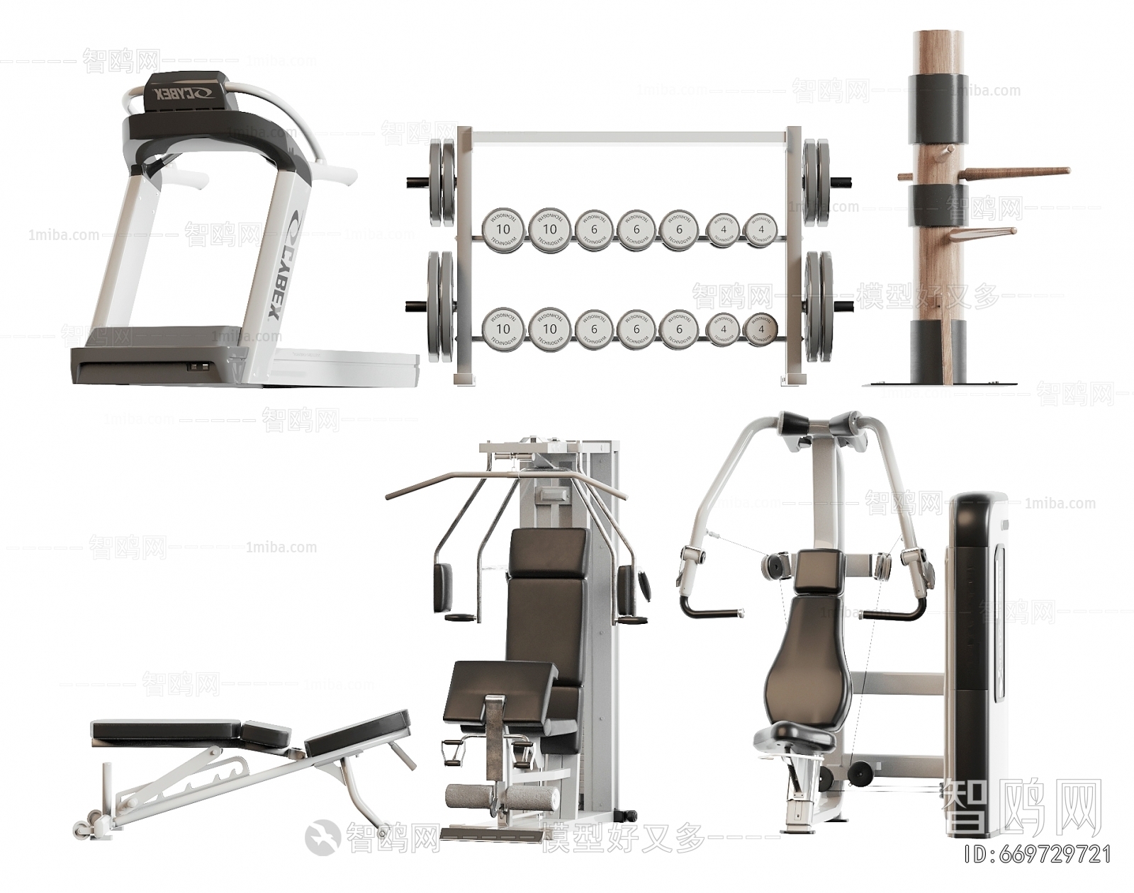 Modern Fitness Equipment