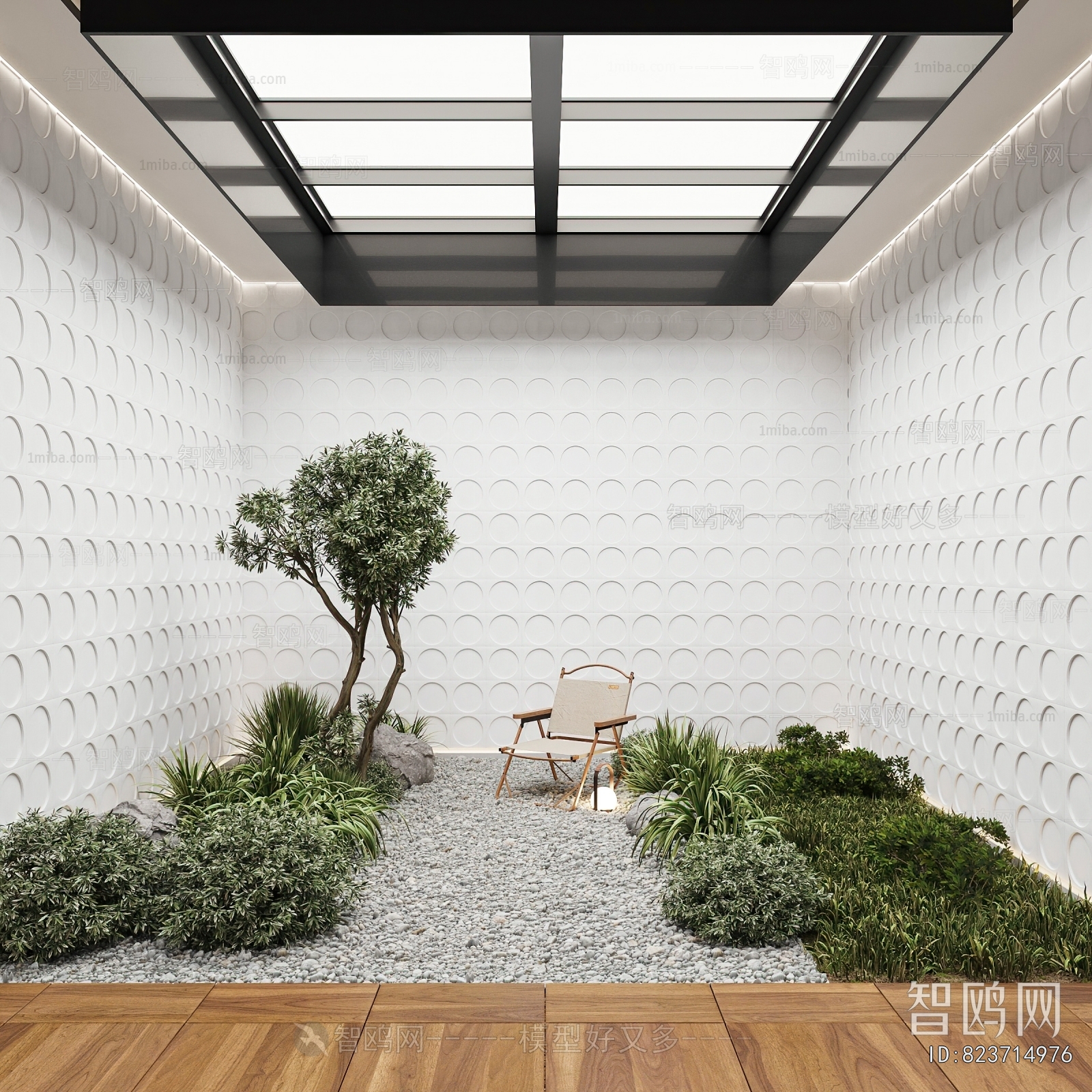 Modern Courtyard/landscape