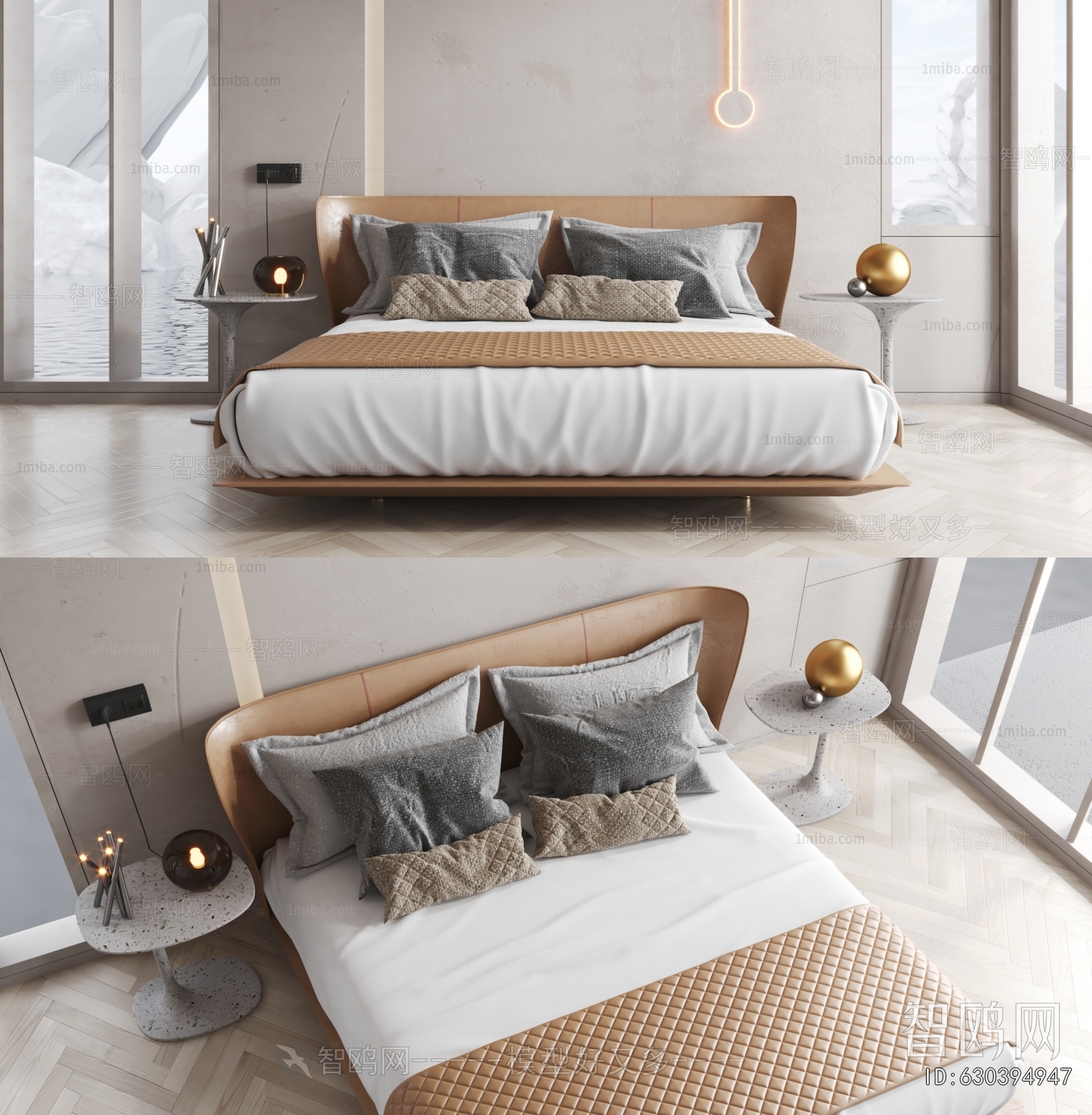 Modern Double Bed