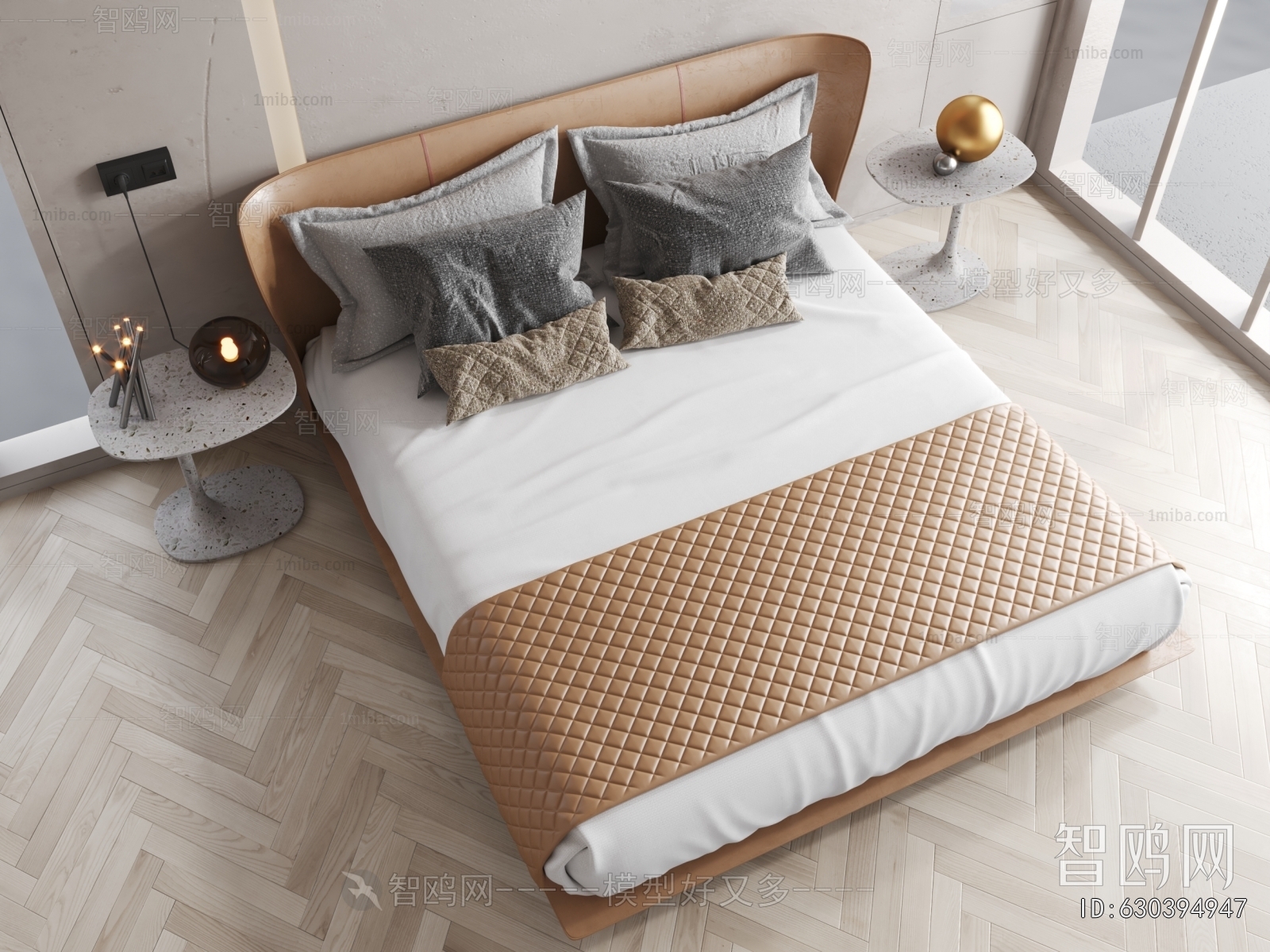 Modern Double Bed