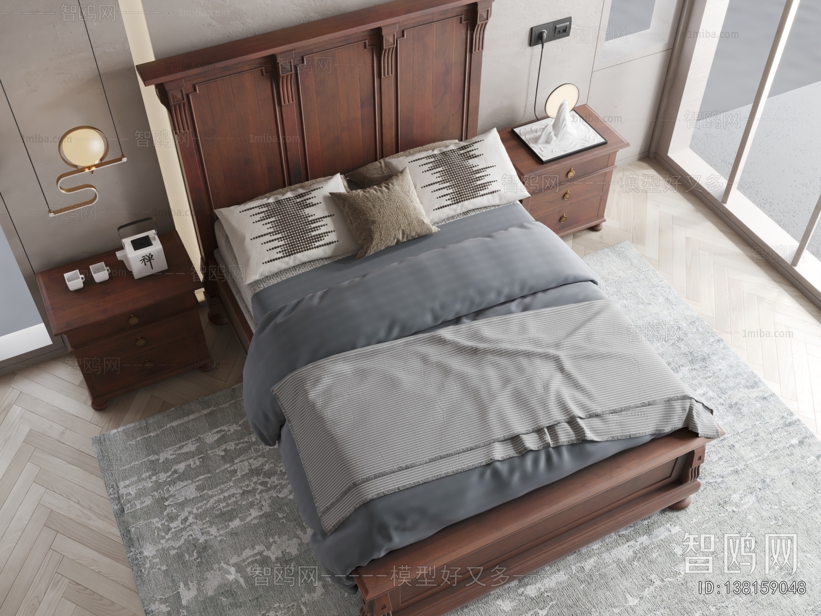 American Style Double Bed