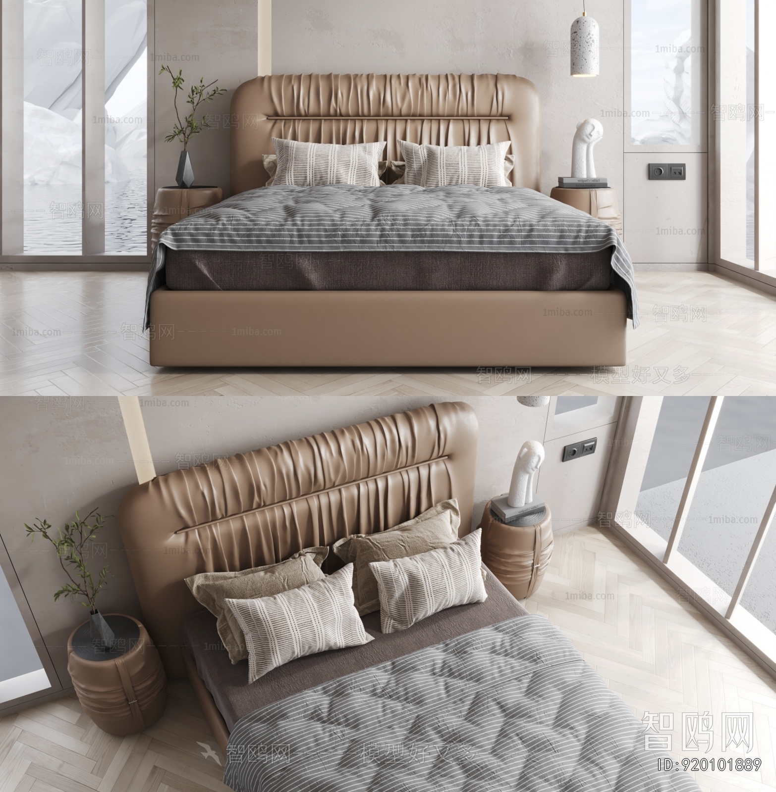 Modern Double Bed