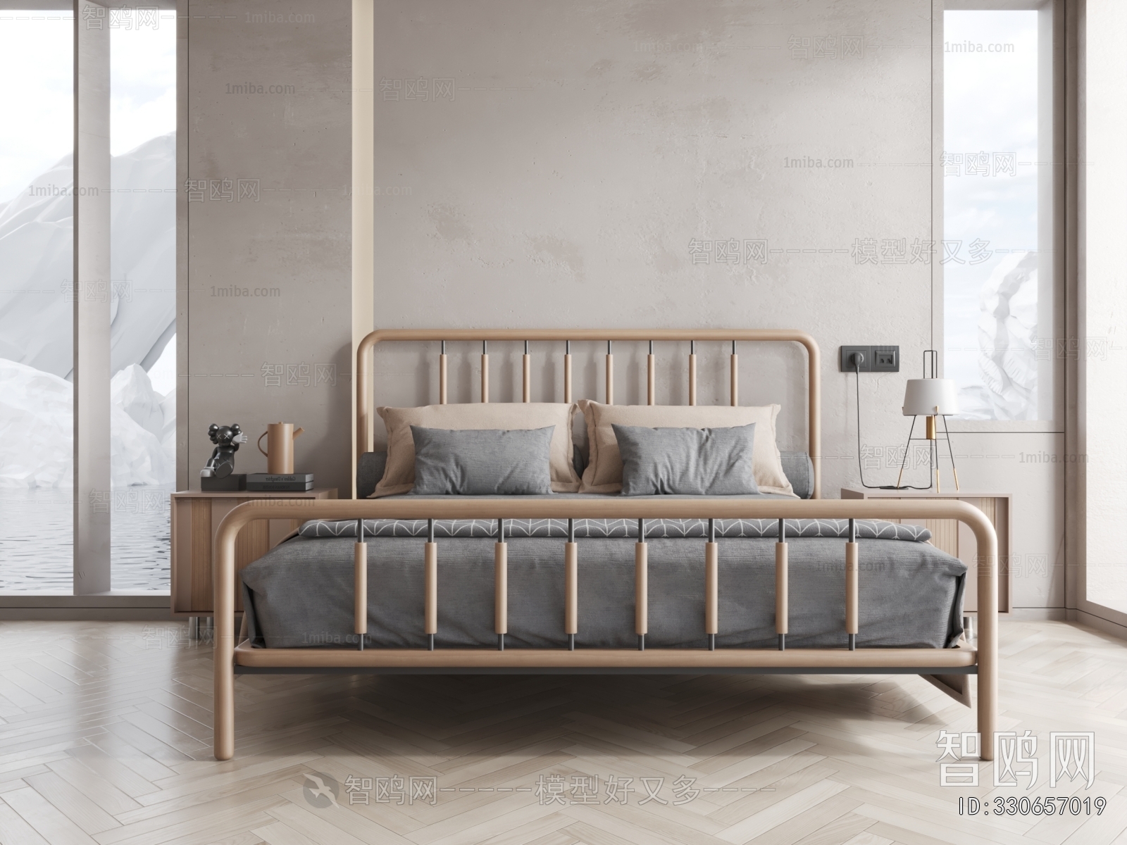 Modern Double Bed