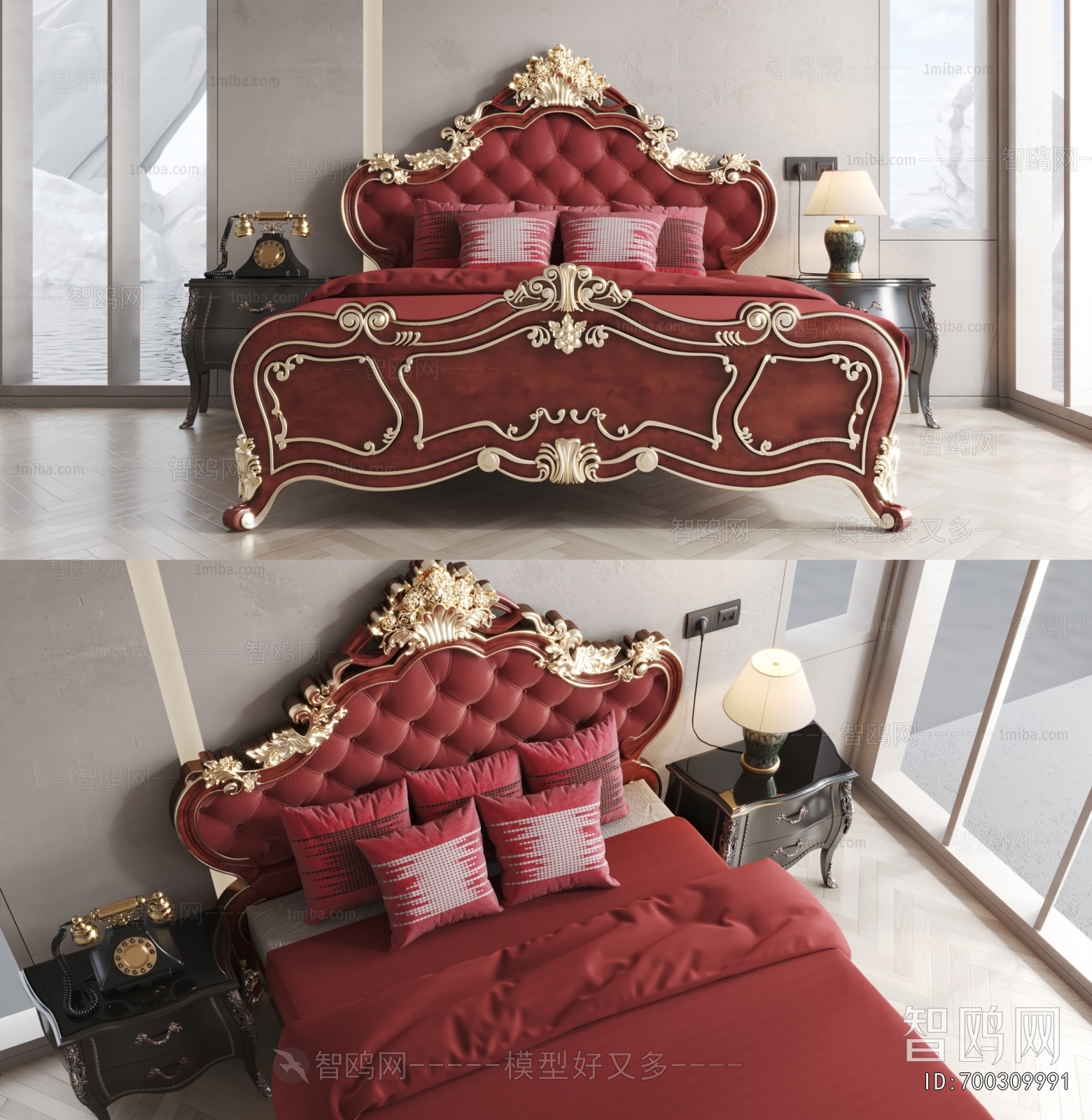 European Style Double Bed