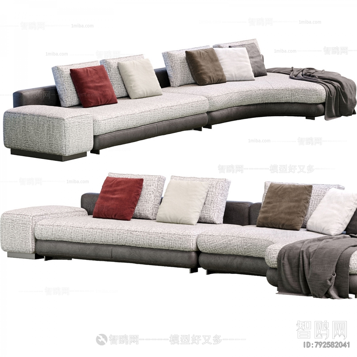 Modern Multi Person Sofa