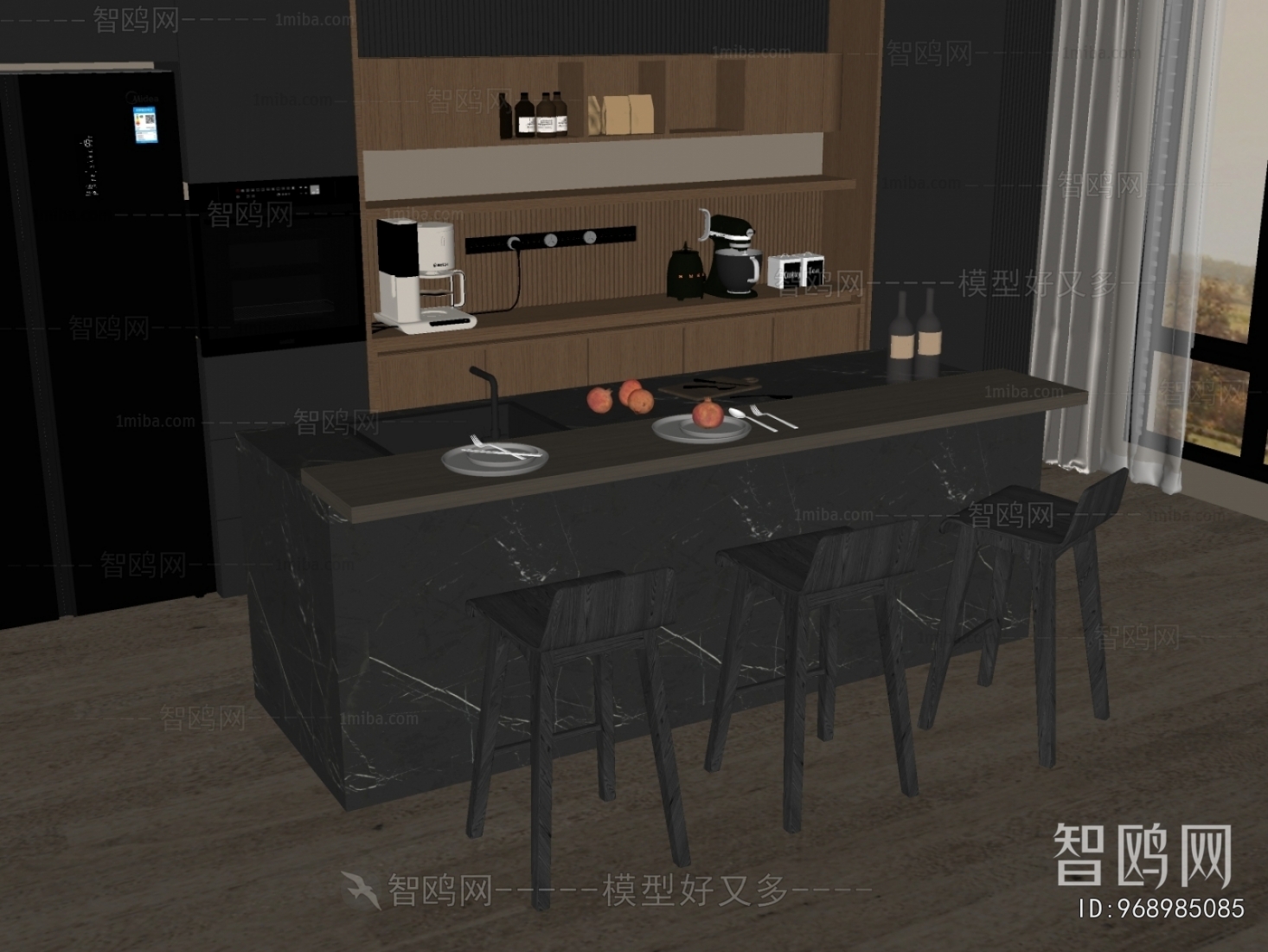 Modern Counter Bar