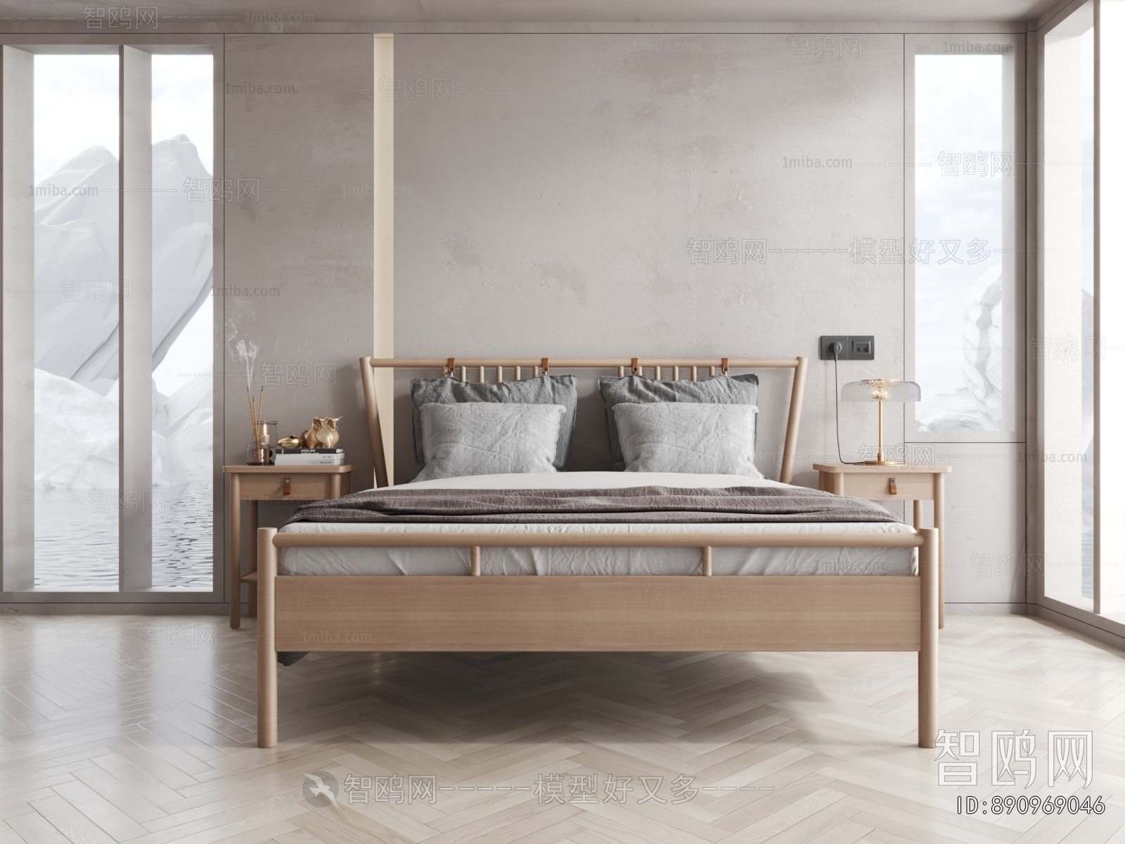 Modern Double Bed