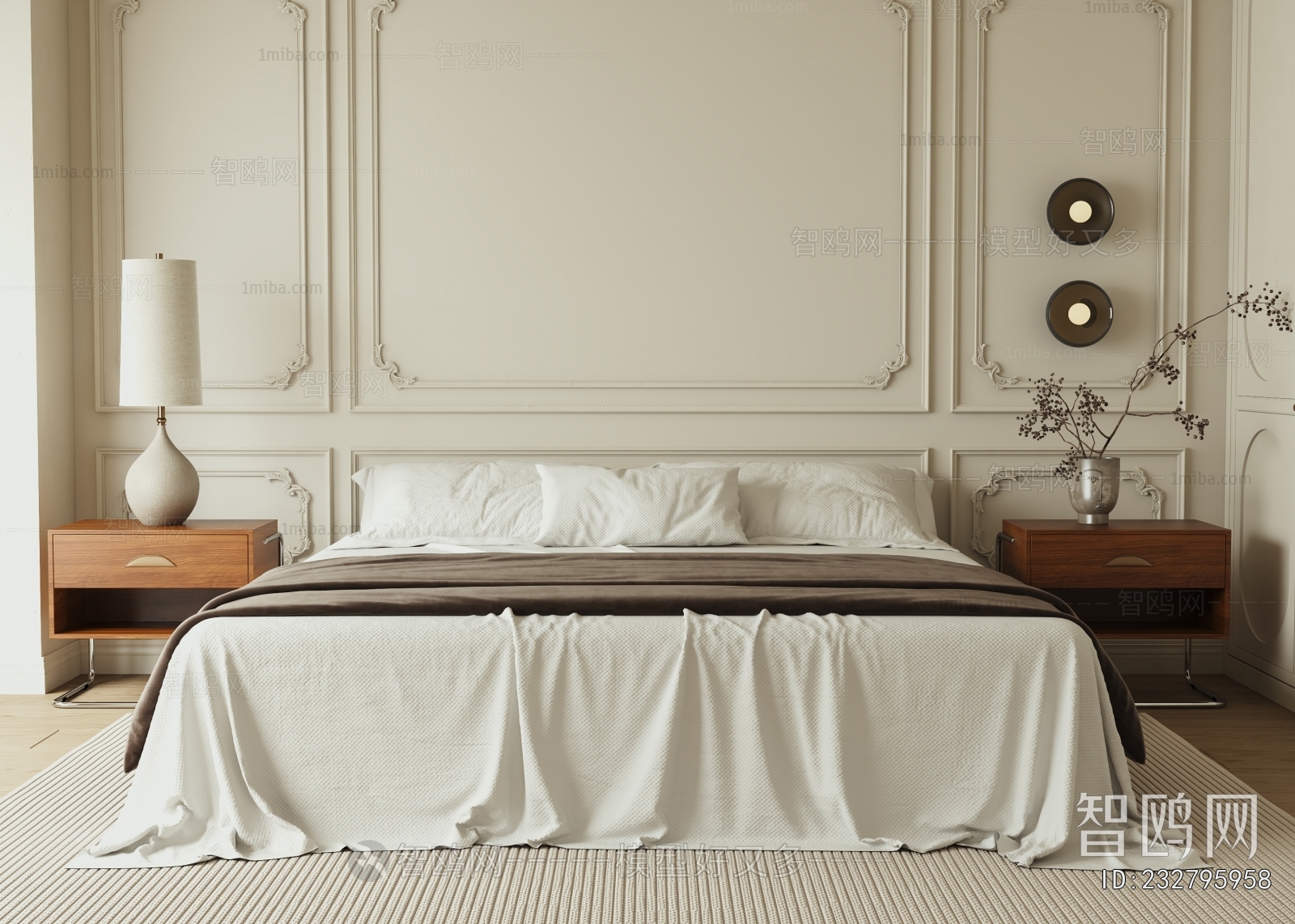 French Style Double Bed