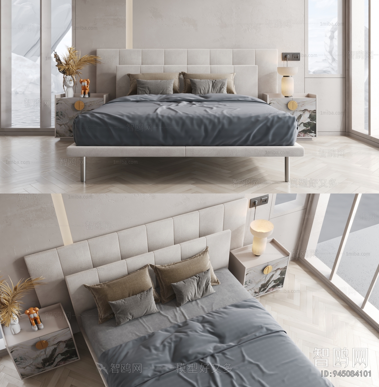 Modern Double Bed