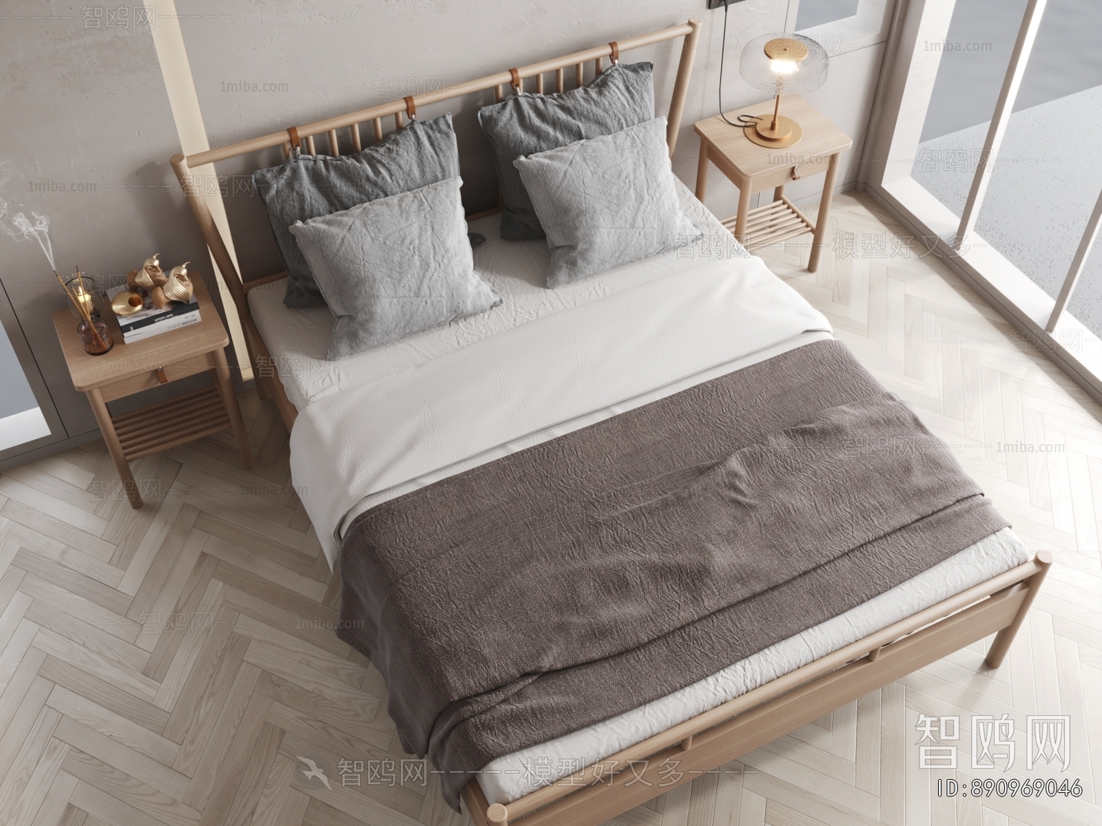 Modern Double Bed