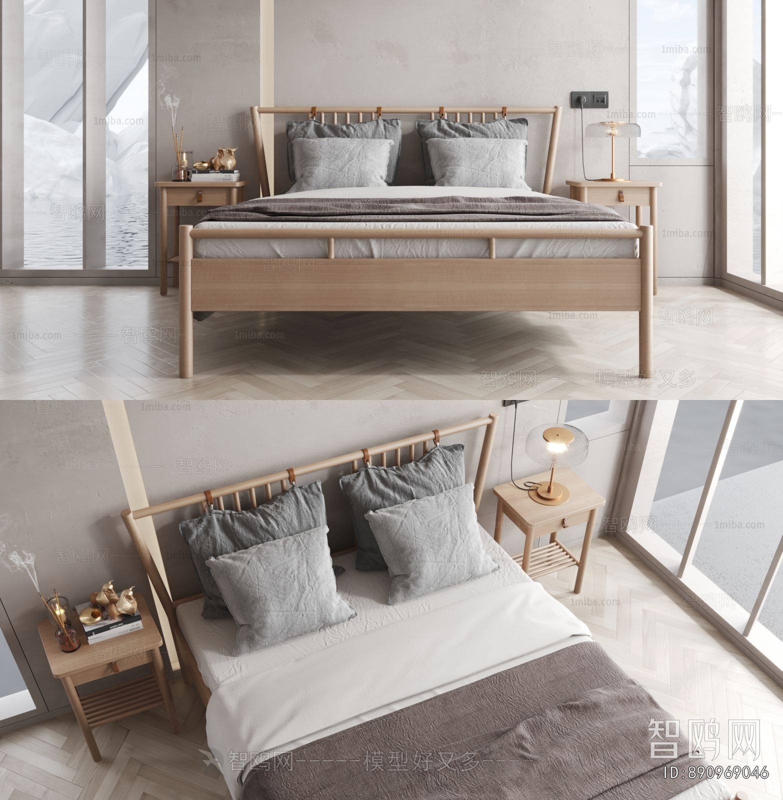 Modern Double Bed