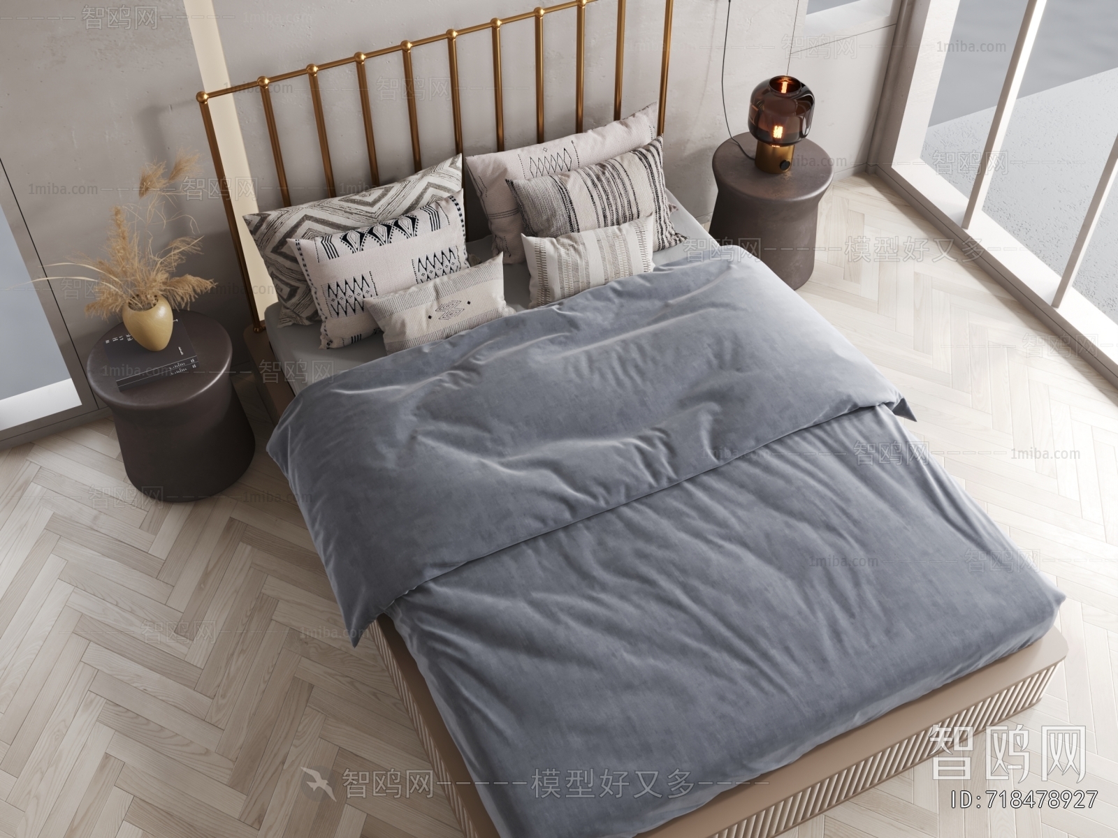 Modern Double Bed