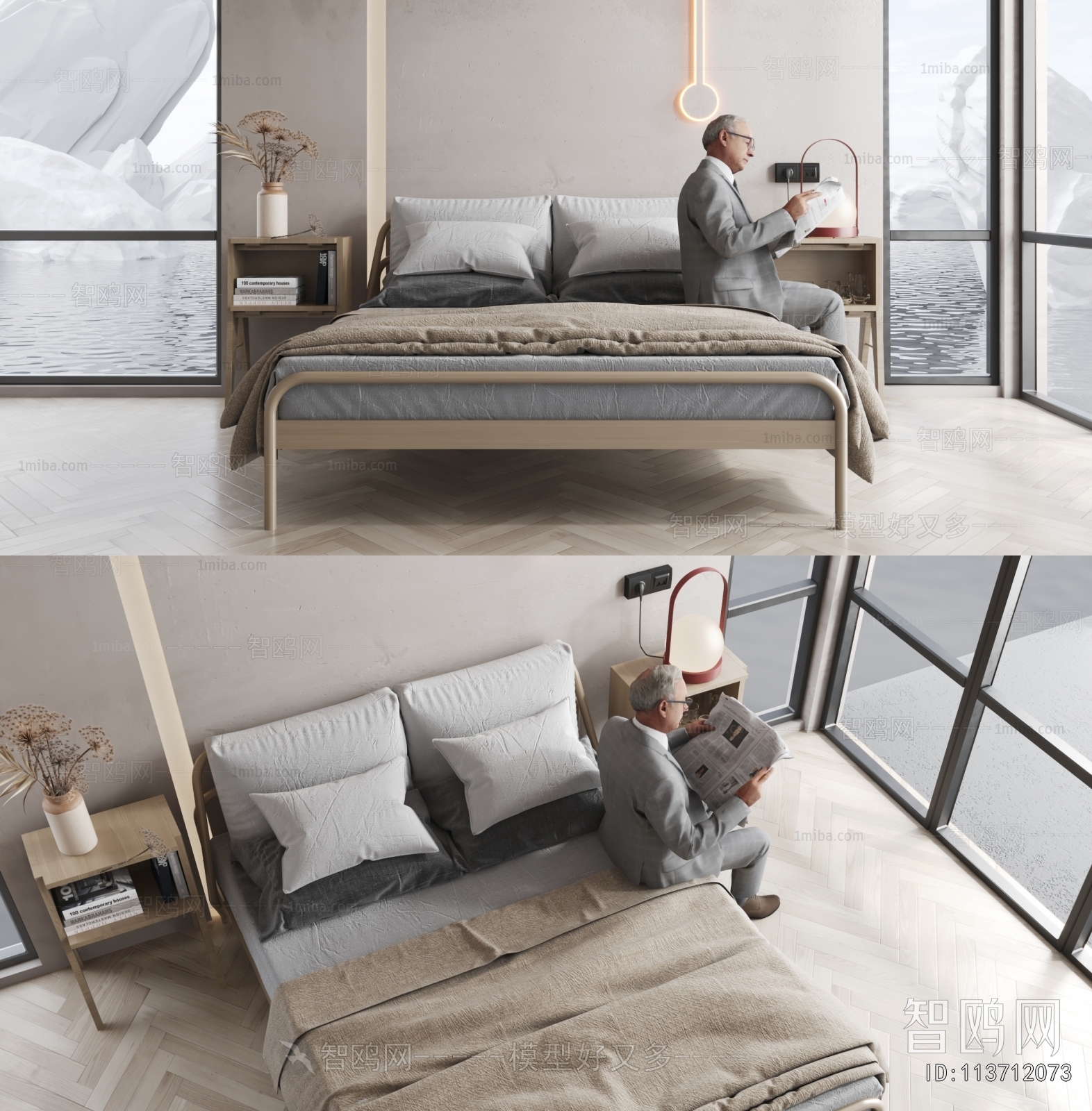 Modern Double Bed