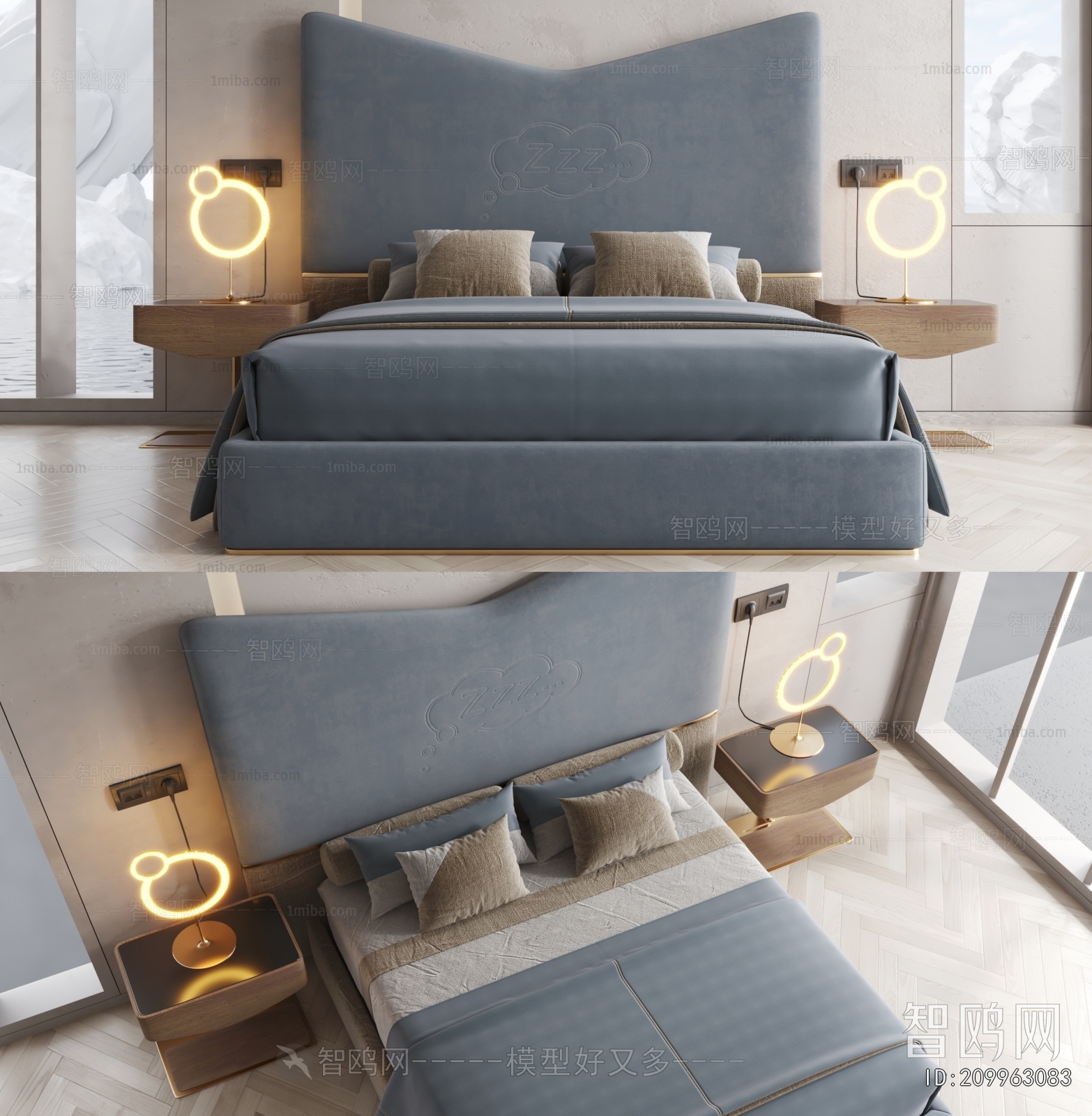 Modern Double Bed