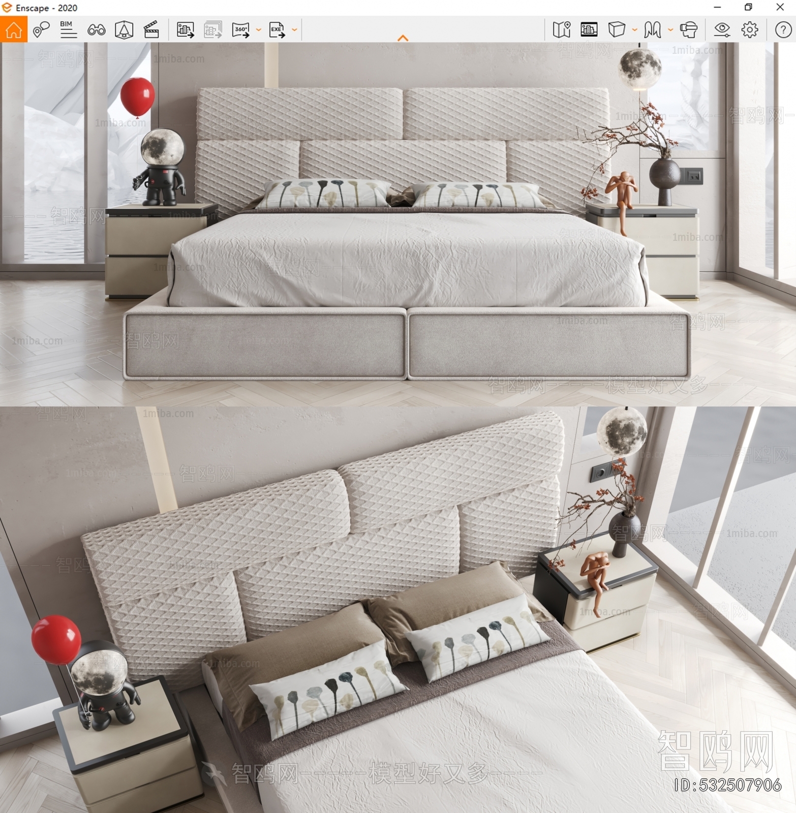 Modern Double Bed