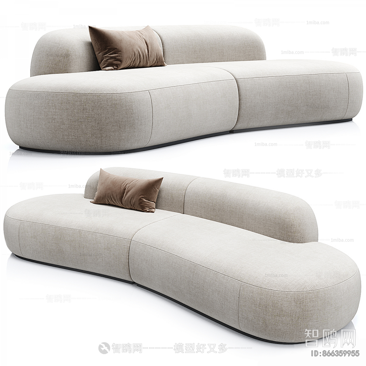 Modern Curved Sofa