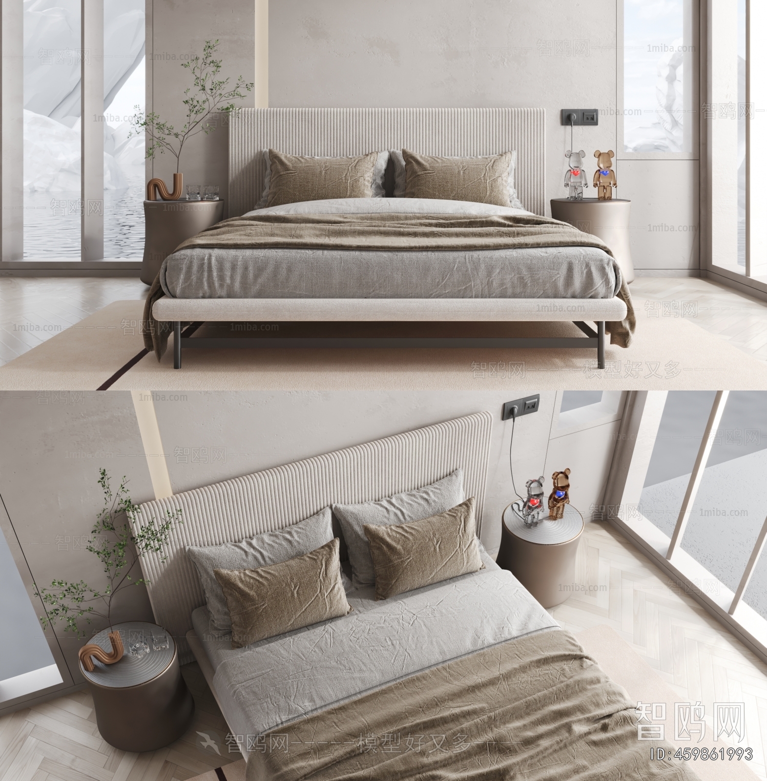 Modern Double Bed