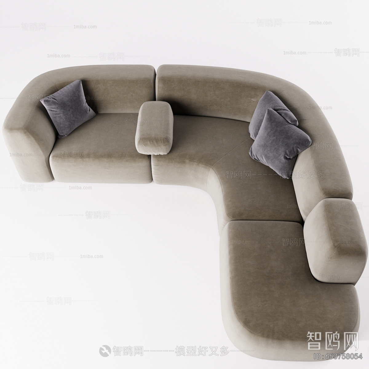 Modern Curved Sofa