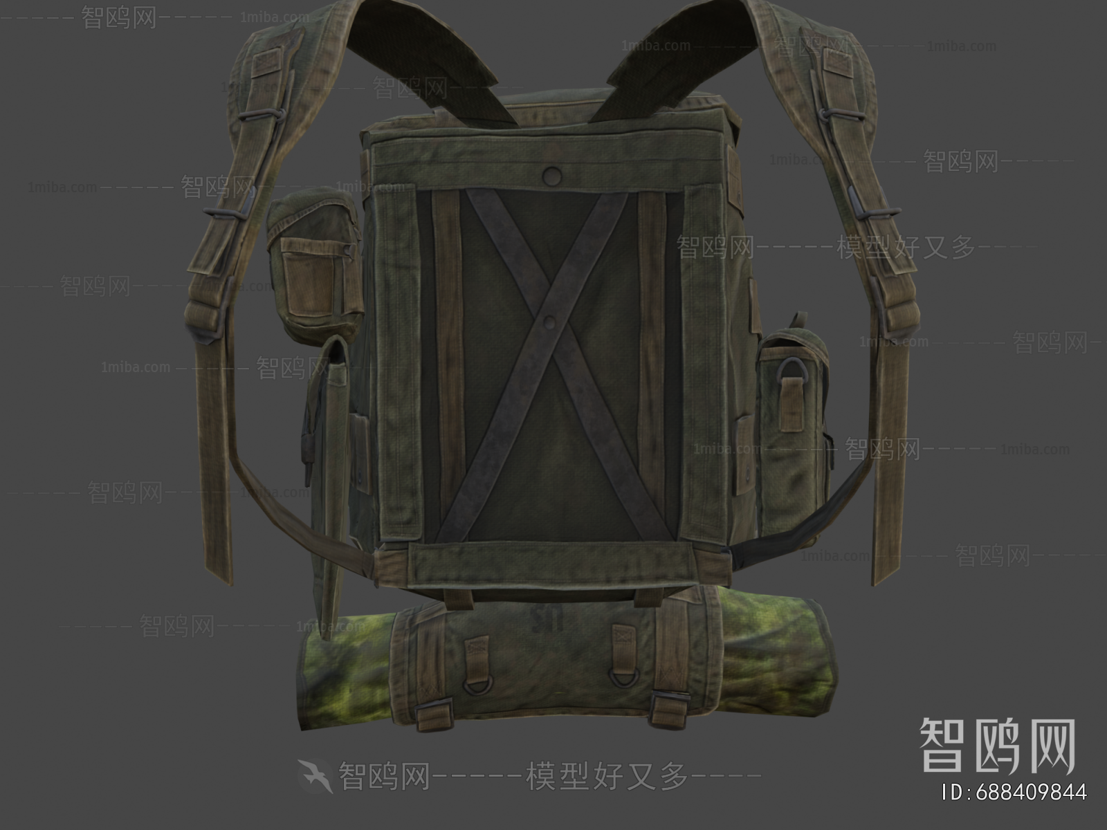 Modern Backpack And Backpack